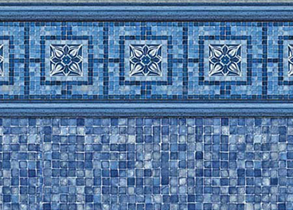 Vintage / Blue Mosaic